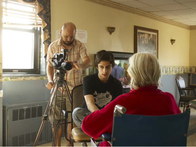 Zimny interviewed Theresa Barbieri at the Cobble Hill Health Center.