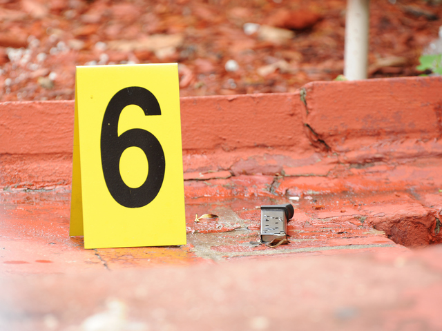 The clip from the gun allegedly used to shoot the livery cab passenger was found at 1591 East 52nd Street on Saturday Aug. 18, 2012.
