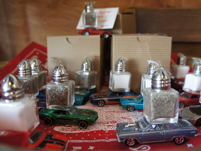 These Matchbox car salt and pepper shakers are made by a local artist. When Keri Cavanaugh started sewing classes at Owl & Thistle on Franklin Avenue, she was expecting to attract DIY-minded locals like Tarrah Lantz, 33. What she wasn’t expecting were the crop of dapper Brooklyn dudes who are quickly filling up her fall classes. 