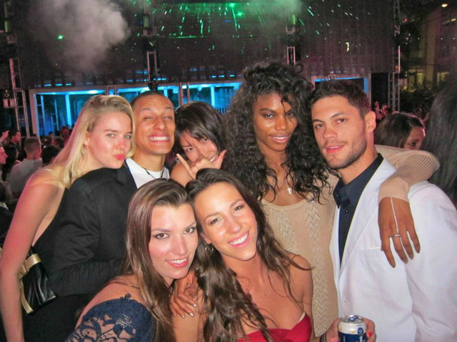 French model Romain Julien is suing Chris Brown, Drake and the owners of Greenhouse/W.i.P., claiming he was injured in a bottle-hurling brawl. The lawsuit was filed in Manhattan Civil Supreme Court on Aug. 20, 2012.