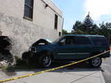 Car Crashes into Queens Building