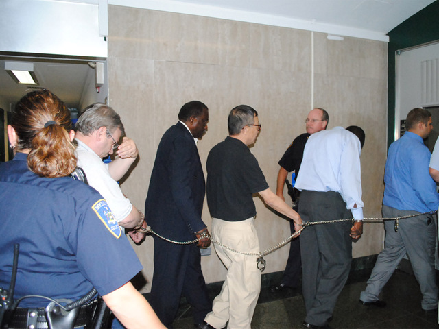 Eight subway signal maintainers were charged Monday August 20, 2012 with falsifying records about the inspections they made. 