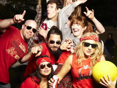 The park was without lights for six weeks this summer, kickball players claimed.