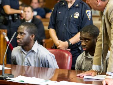Kadean and Hodean Graham are sentenced in Manhattan Supreme Court on August 22nd, 2012.