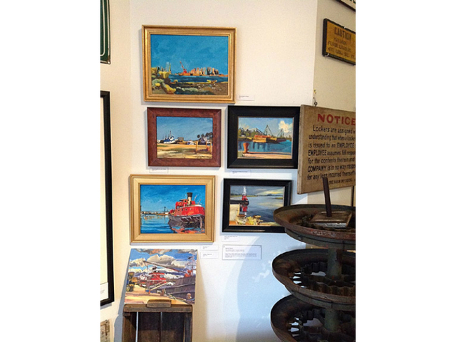 Red Hook's PortSide New York is selling maritime-themed art, artifacts and antiques at a fundraiser Thursday night, Aug. 23, 2012.