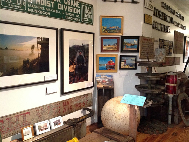Red Hook's PortSide New York is selling maritime-themed art, artifacts and antiques at a fundraiser Thursday night, Aug. 23, 2012.