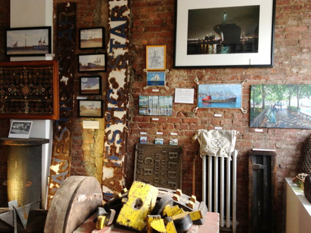 Red Hook's PortSide New York is selling maritime-themed art, artifacts and antiques at a fundraiser Thursday night, Aug. 23, 2012.