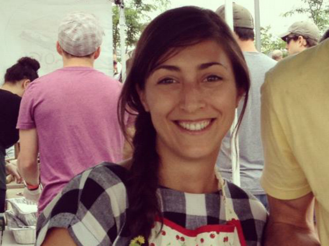 <p>Danielle Ricciardi cofounded the Inwood Flea and a vegan food company Chickpea and Olive with her partner and boyfriend Daniel Strong.</p>
