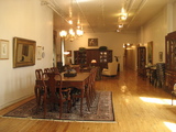 The original marble lobby inside 175 Eastern Parkway.