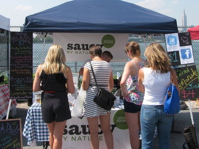 <p>Smorgasburg, home to vendors like Saucy by Nature, is holding a pumpkin carving competition Saturday.</p>
