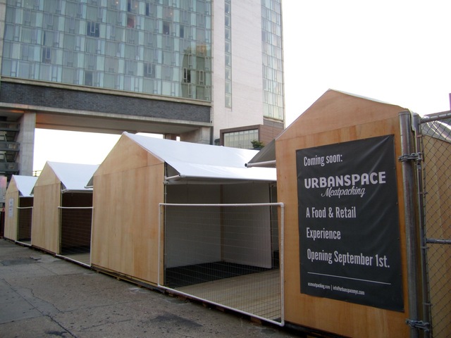 UrbanSpace NYC, the company behind the Union Square Holiday Market, will bring more than 60 food vendors and retailers to booths across the street from The Standard Hotel in the Meatpacking District.