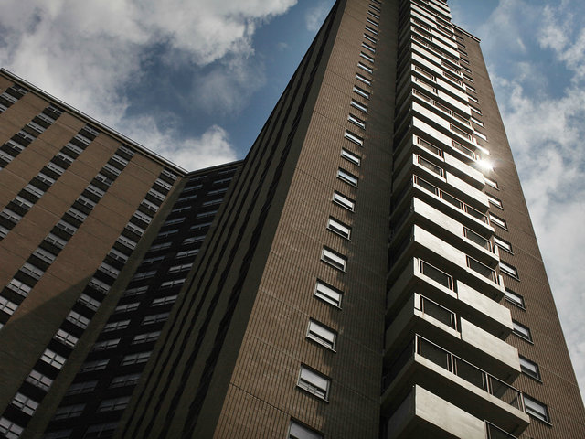 Residents of Co-op City were left without power in early morning hours of Thursday, Aug. 30, 2012.