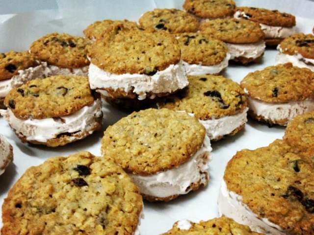 Ice cream sandwiches from Blue Marble Ice Cream, which will have a shop at All Good Things in TriBeCa. 