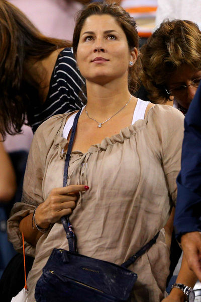 Mirka Federer at the USTA National Tennis Center in Flushing, Queens, Thursday, August 30, 2012. 
