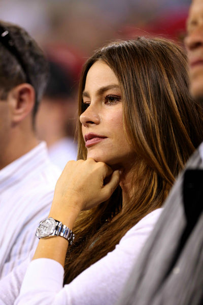 Sofia Vergara at the USTA National Tennis Center in Flushing, Queens, Thursday, August 30, 2012. 