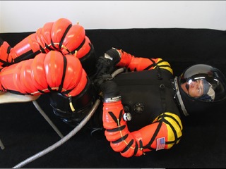 Students will make their own pressurized fingers in the space suit class.