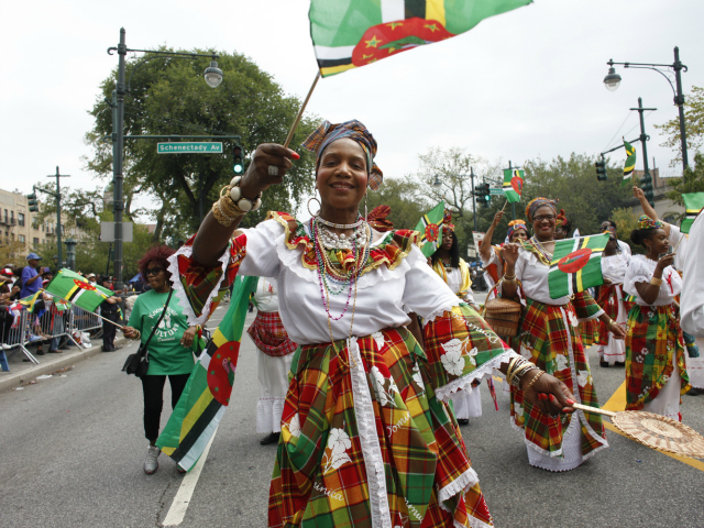 West Indian-American Day Parade along Eastern Parkway in Brooklyn.  Sept. 3, 2012. 