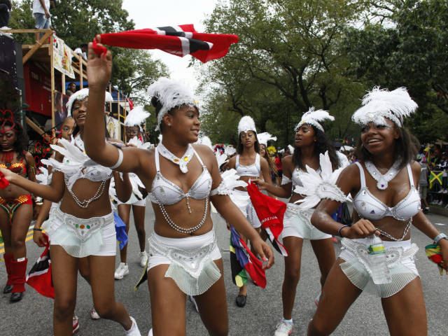 West Indian-American Day Parade along Eastern Parkway in Brooklyn.  Sept. 3, 2012.
