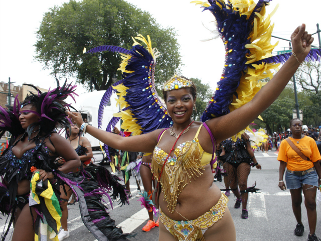 West Indian-American Day Parade along Eastern Parkway in Brooklyn.  Sept. 3, 2012.