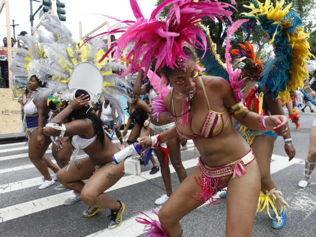 West Indian-American Day Parade along Eastern Parkway in Brooklyn.  Sept. 3, 2012.