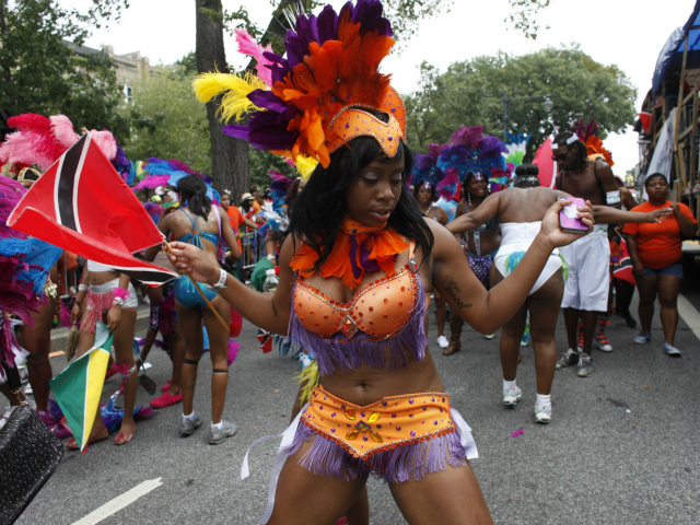 West Indian-American Day Parade along Eastern Parkway in Brooklyn.  Sept. 3, 2012.
