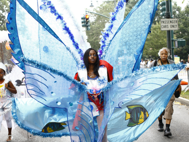 West Indian-American Day Parade along Eastern Parkway in Brooklyn.  Sept. 3, 2012.