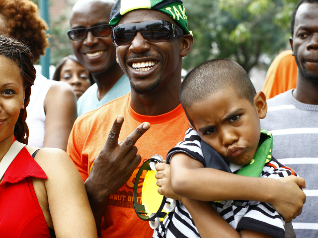 West Indian-American Day Parade along Eastern Parkway in Brooklyn.  Sept. 3, 2012.