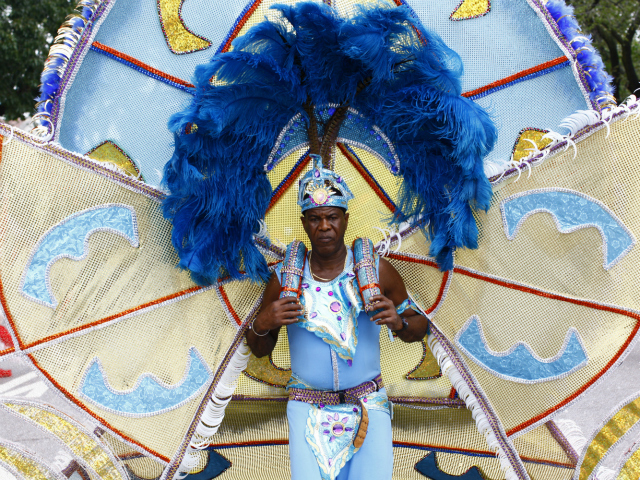 West Indian-American Day Parade along Eastern Parkway in Brooklyn.  Sept. 3, 2012.