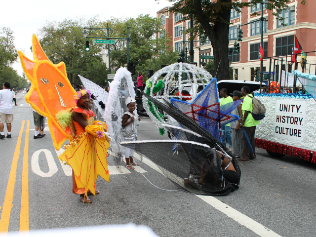 West Indian-American Day Parade along Eastern Parkway in Brooklyn.  Sept. 3, 2012.