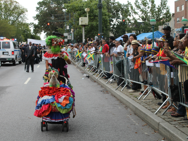 West Indian-American Day Parade along Eastern Parkway in Brooklyn.  Sept. 3, 2012.