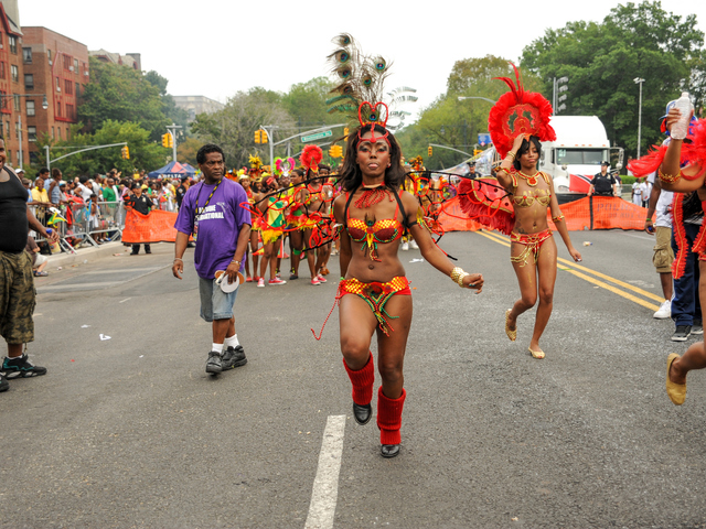 Scenes from the West Indian American Day Parade on Eastern Parkway on Sept. 3, 2012. 