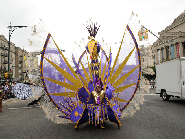 Scenes from the West Indian American Day Parade on Eastern Parkway on Sept. 3, 2012. 