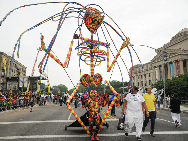 Scenes from the West Indian American Day Parade on Eastern Parkway on Sept. 3, 2012. 
