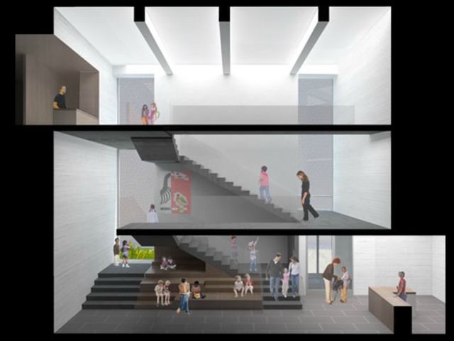 The new middle school developed by the Stephen Gaynor School. 