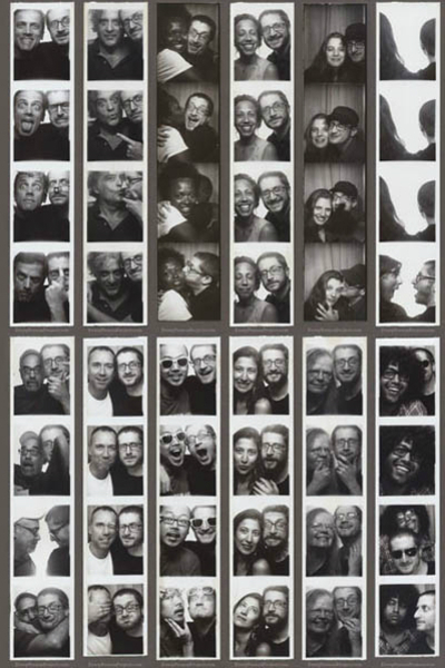 Artist David Harth convinces his friends and the strangers he meets to take a photo with him in various photo booths across the city, including the ones inside of HiFi bar in Manhattan and Bubby’s in Brooklyn.