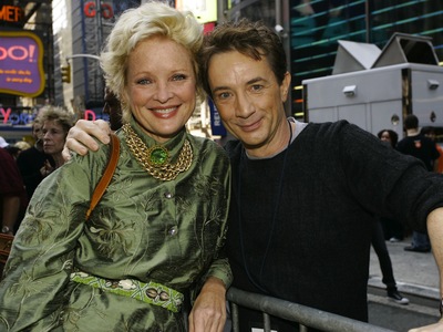  Singers Christine Ebersole and Martin Short pose backstage at the 15th Annual Broadway On Broadway Concert on Sept. 10, 2006 in New York City. 