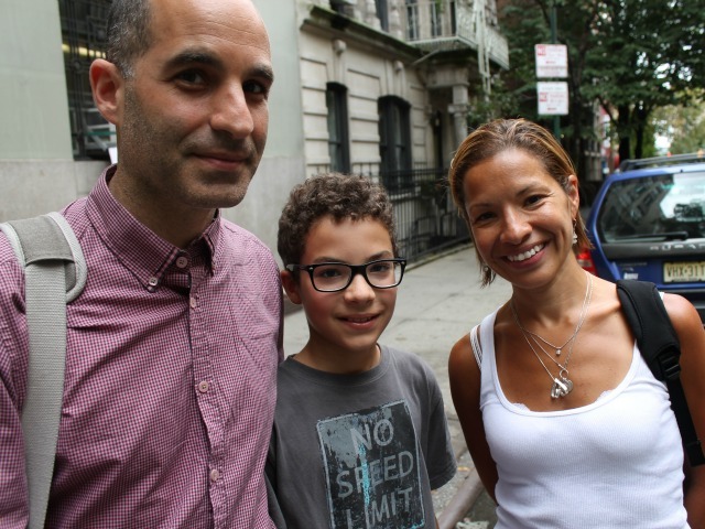 Michael and Yvette Rose, with their 12-year-old son Tyler, were elated to find out Sept. 5, 2012 that he could transfer from the Innovate Manhattan Charter School to P.S./I.S. 276 in Battery Park City, near their home. 