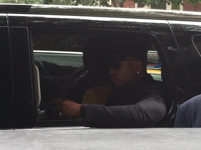 Rapper LL Cool J was among those in attendance at Hip-Hop manager Chris Lighty's funeral, Sept. 5, 2012.