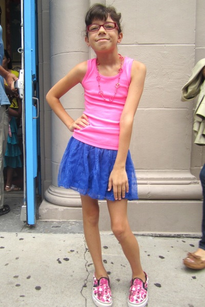 Valerie Resko, 9, mugged for the camera in front of P.S. 3 in the West Village on Sept. 6, 2012, her first day of 4th grade.