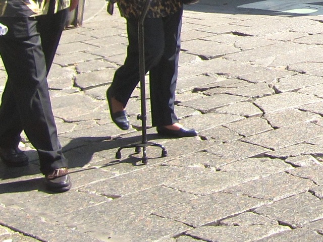 George Jensen, a tourist visiting from Texas, said in late August 2012 that the crumbling crosswalk on Mercer Street just north of Grand Street was an example of how difficult some parts of the city are to navigate. 