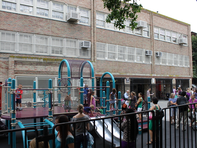 The playground at P.S. 321 on Seventh Avenue in Park Slope.