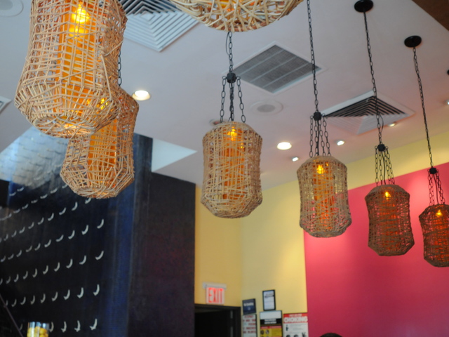 Several patrons said they enjoyed the relaxed atmosphere of Rosa Mexicano after a hectic afternoon in the tents.