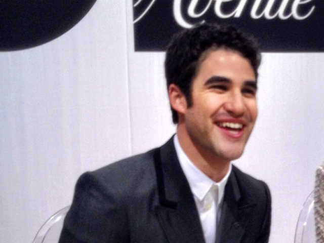 Darren Criss at Saks Fifth Avenue on Fashion's Night Out, Sept. 6, 2012. 