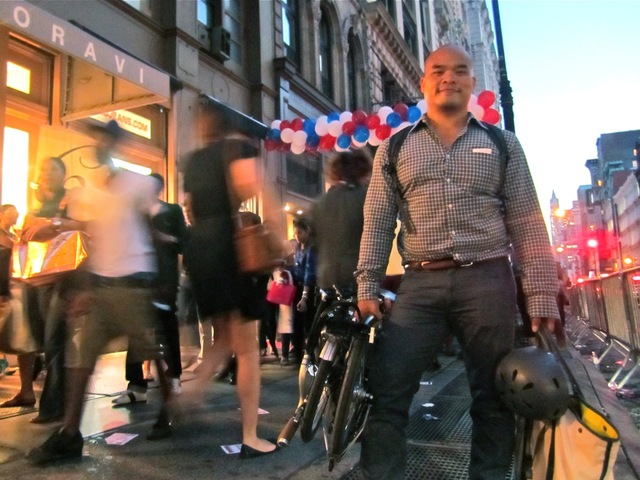 Broadway resident Jim Saisakorn said he liked the idea of Fashion's Night Out but that the crowds were overwhelming.