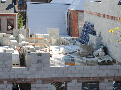 A construction worker was killed in a building collapse in Fort Greene on September 10, 2012.