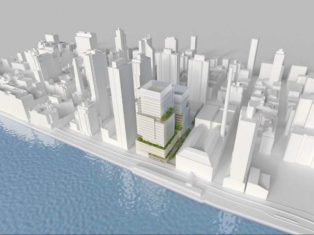 A rendering of the new complex, which is being planned for the Upper East Side.