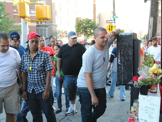 Joel Cuevas, 26, the brother of Reynaldo Cuevas, 20, who was shot by a police officer on September 7, 2012.