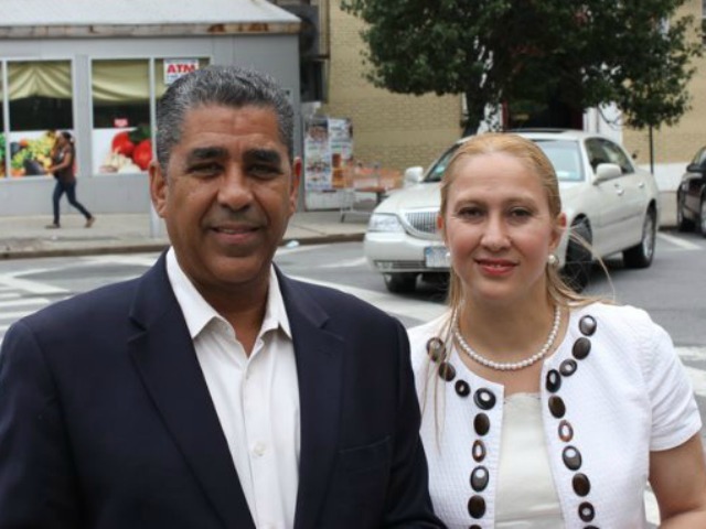 State Assembly candidate Gabriela Rosa poses with State Sen. Adriano Espaillat, who has endorsed her candidacy.