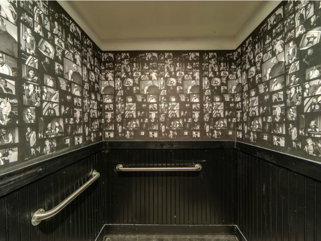 The owners of The Stand built their names in comedy with Cringe Humor, which began as a blog and morphed into comedy event production in and around New York. Photos of a history in comedy line some of the walls in The Stand. 