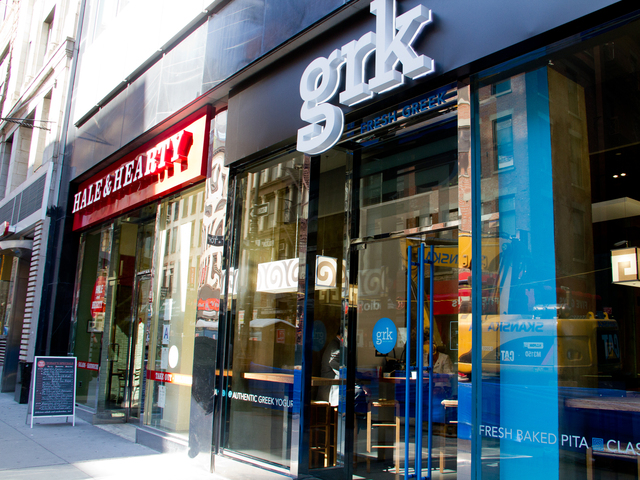 GRK Fresh Greek opened Wednesday, Sept. 12, 2012 in the Financial District at 111 Fulton St. 